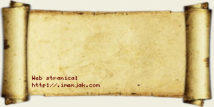 Hana Vasiljević vizit kartica